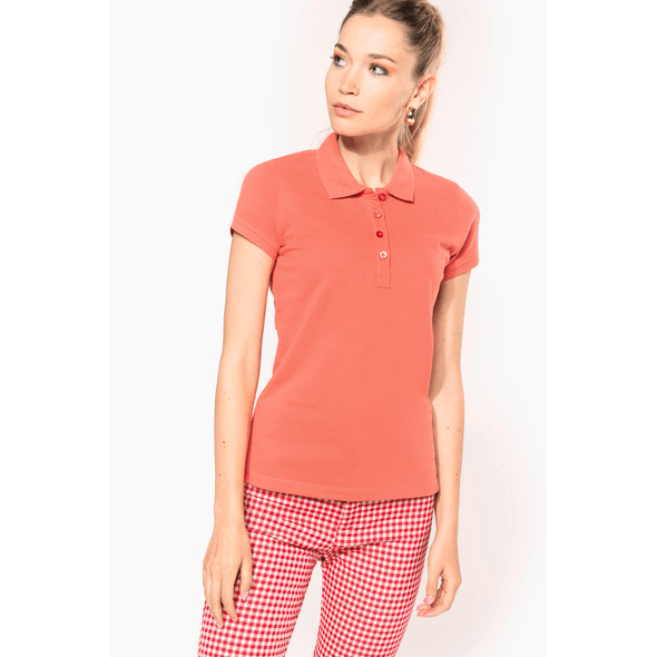 Kariban | Kurzärmliges Piqué-Poloshirt für Damen